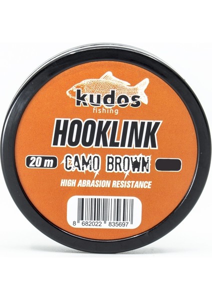 Hooklink Camo Brown 20M Leader