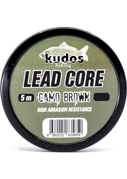 Lead Core Camo Brown 5m Leader