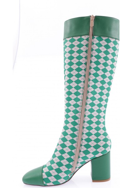 K610-22K Kadin Küt Burun Topuklu Çizme modelleri