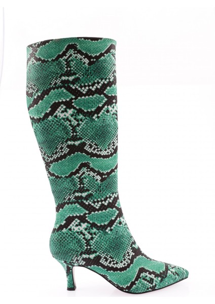 K300-22K Kadin Sivri Burun Topuklu Çizme