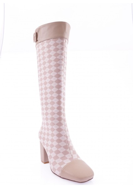 K610-22K Kadin Küt Burun Topuklu Çizme fiyatları