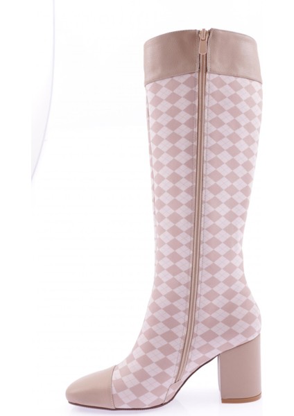 K610-22K Kadin Küt Burun Topuklu Çizme modelleri