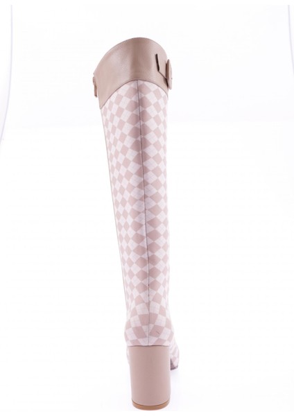 K610-22K Kadin Küt Burun Topuklu Çizme fırsatları