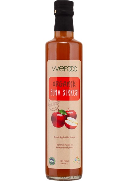 Organik Elma Sirkesi 500 ml