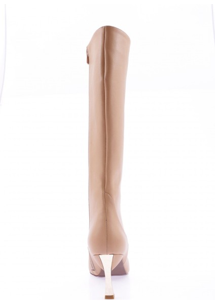 K110-22K Kadin Sivri Burun Ince Topuklu Çizme fırsatları
