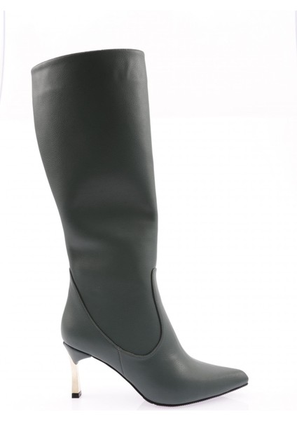K110-22K Kadin Sivri Burun Ince Topuklu Çizme