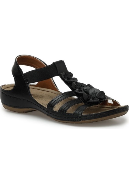 157362.Z3FX Siyah Kadın Comfort Sandalet