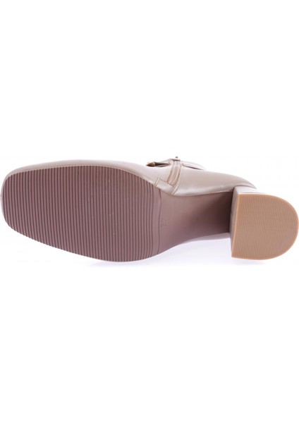 K405-22K Kadin Zincir Aksesuarli Topuklu Bot indirimleri