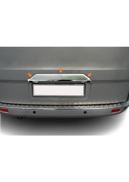 Ford Tourneo Custom Van Bagaj Çıtası (Tek Kapı - Kamerasız) Paslanmaz Çelik 2012 >