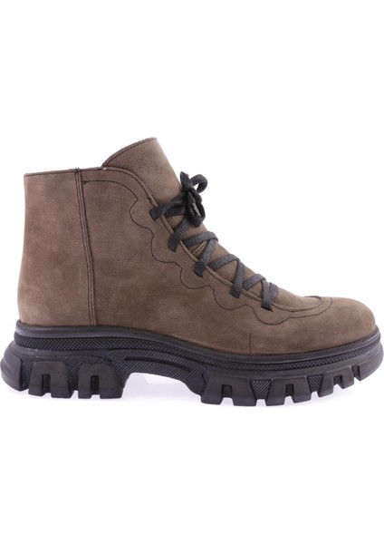 98-01 22K Kadin Önden Bağcik Aksesuarli Fermuarli Bot