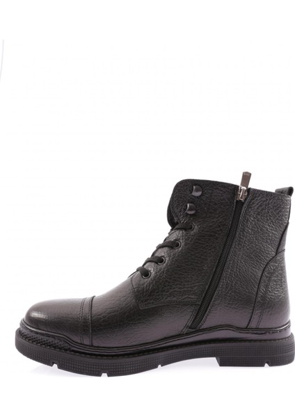 2509-1 Erkek Bağcikli Fermuarli Sneakers Bot