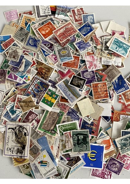Damgalı Dünya Pulu Lotu 200 Adet - Yabancı Posta Pulu fiyatları