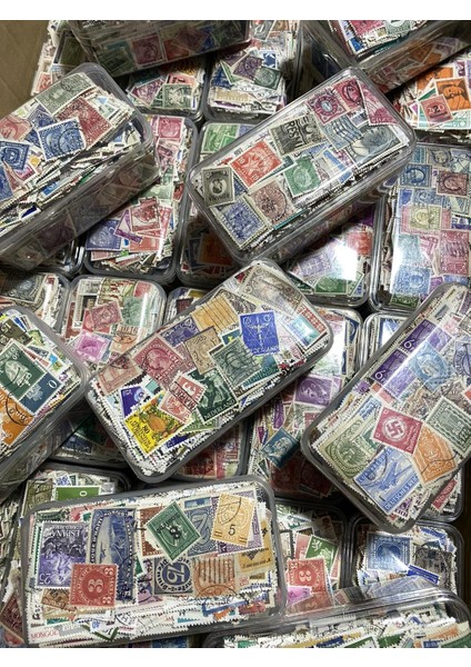 Damgalı Dünya Pulu Lotu 200 Adet - Yabancı Posta Pulu modelleri