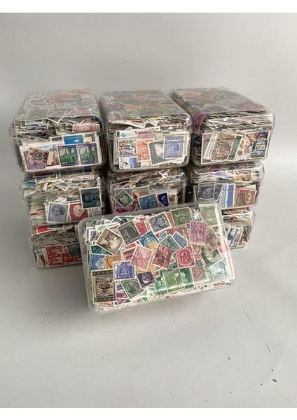 Damgalı Dünya Pulu Lotu 490-550 Gram - Yabancı Posta Pulu indirimleri