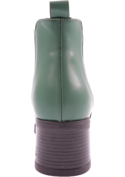 9007-2164-22K Kadin Çizgili Topuklu Kisa Bot fırsatları