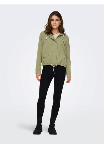 ONLSKYLAR HOOD SPRING JAC Yeşil Kadın Ceket