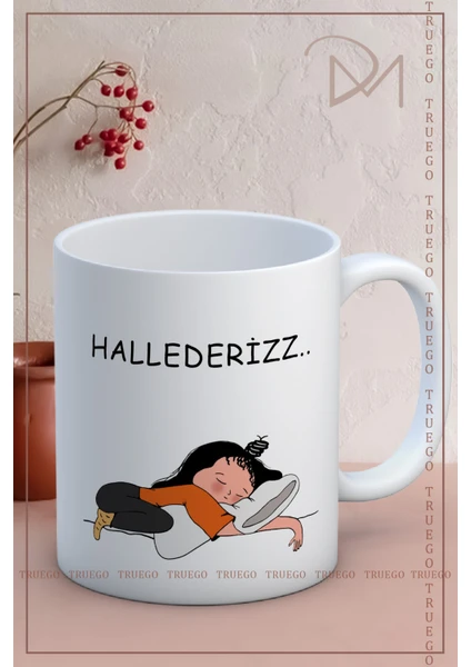 Baskılı Kupa Bardak Seramik Mug - Hallederizz..