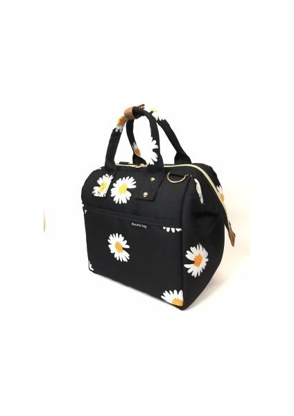 Askılı Termal Yemek Çantası Papatya Desenli fiyatları