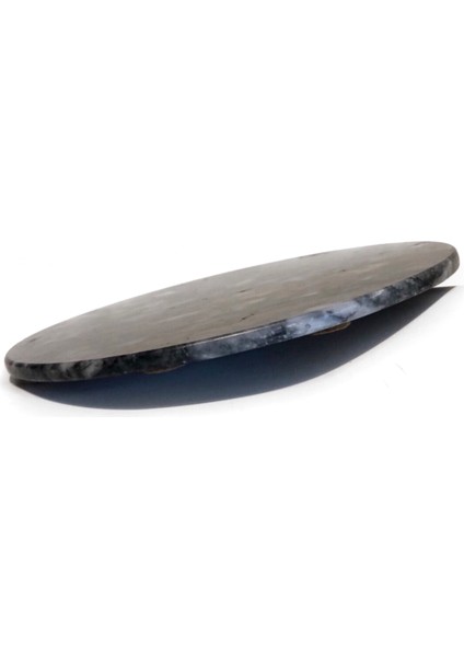 Lux & Marble Black Moon- Siyah Mermer Yuvarlak Sunumluk modelleri