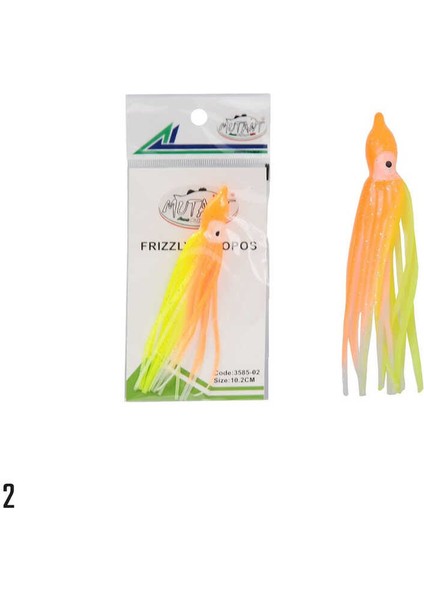 Octopus Frizzly 10.2 cm Silikon Ahtapot Yem modelleri