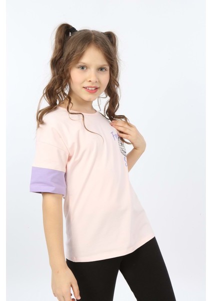 Toontoy Kız Çocuk Fearless Smile Baskılı Tişört modelleri