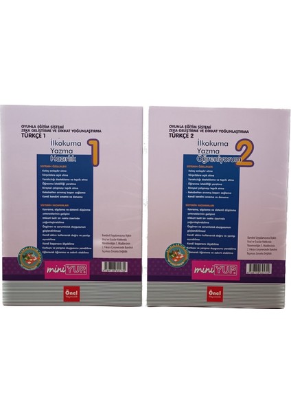 Oyunla Eğitim Çocuk Zeka Geliştirme ve Dikkat Seti 6+ Yaş (13+2=15 Kitap ve 216 Etkinlik) Hb+M+T fırsatları