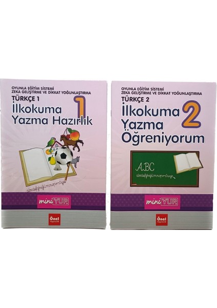 Oyunla Eğitim Çocuk Zeka Geliştirme ve Dikkat Seti 6+ Yaş (13+2=15 Kitap ve 216 Etkinlik) Hb+M+T modelleri
