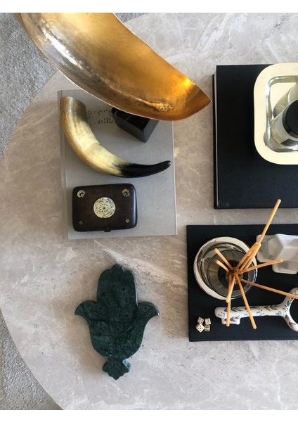 Lux & Marble Hams - Yeşil Mermer Fatma'nın Eli, Hamsa fiyatları