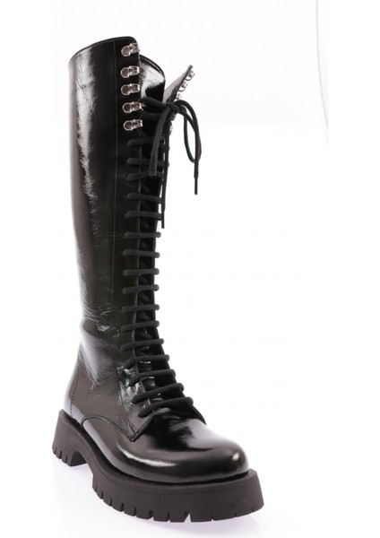 21519-22K Kadin Bağcikli Uzun Postal Çizme fiyatları