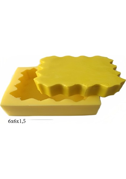 Silikon Şeker Hamuru Sabun ve Mum Kalıbı