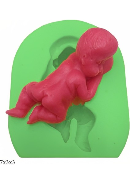 Dekoratif Kenar Şeklinde Silikon Şeker Hamuru Sabun ve Mum Kalıbı