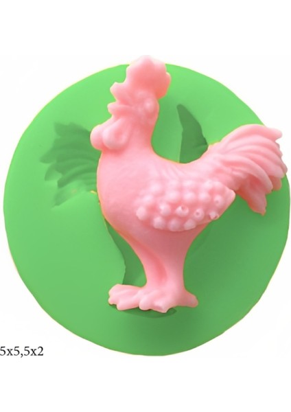 Dekoratif Kenar Şeklinde Silikon Şeker Hamuru Sabun ve Mum Kalıbı