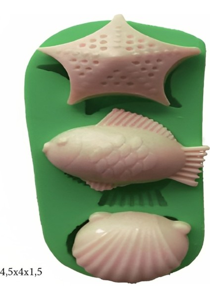 Dekoratif Kenar Şeklinde Silikon Şeker Hamuru Sabun ve Mum Kalıbı