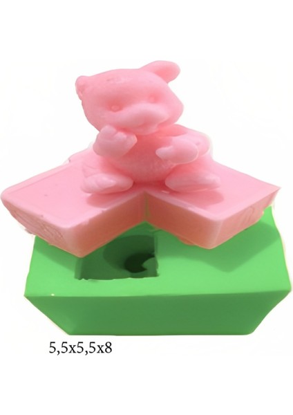 Silikon Şeker Hamuru Sabun ve Mum Kalıbı
