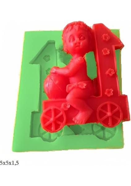 Dekoratif Kenar Şeklinde Silikon Şeker Hamuru Sabun ve Mum Kalıbı