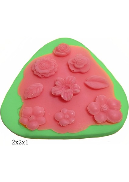 Çiçek Modelleri Silikon Şeker Hamuru Sabun ve Mum Kalıbı