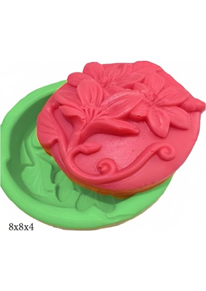 Çiçek Modelleri Silikon Şeker Hamuru Sabun ve Mum Kalıbı