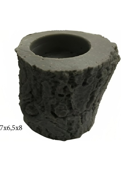 Beton Grubu Silikon Şeker Hamuru Dekor,sabun, Saksı ve Mum Kalıbı