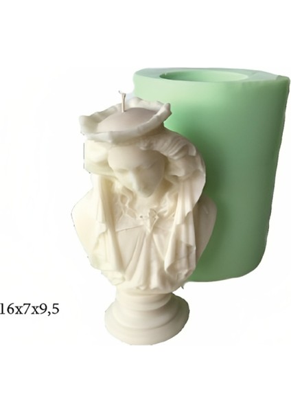 Silikon Şeker Hamuru Sabun ve Mum Kalıbı