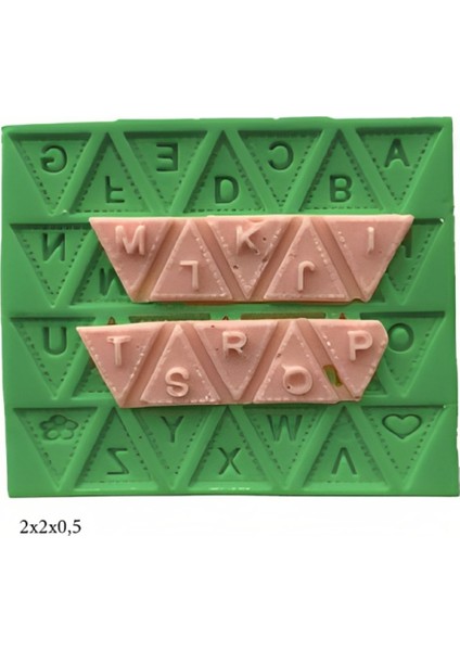 Dekoratif Kenar Şeklinde Silikon Şeker Hamuru Sabun ve Mum Kalıbı