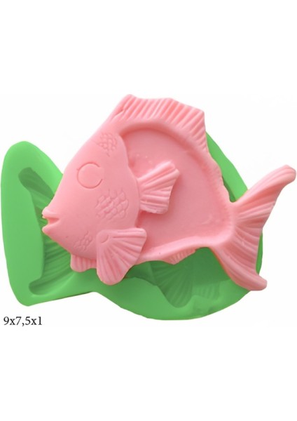 Dekoratif Kenar Şeklinde Silikon Şeker Hamuru Sabun ve Mum Kalıbı