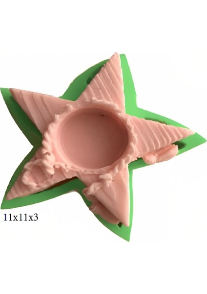 Silikon Şeker Hamuru Sabun ve Mum Kalıbı