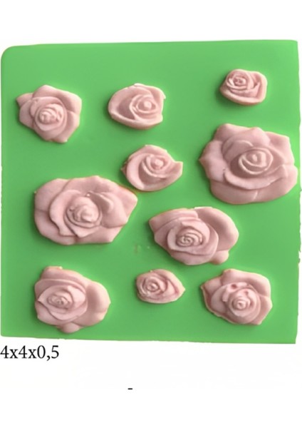 Çiçek Modelleri Silikon Şeker Hamuru Sabun ve Mum Kalıbı