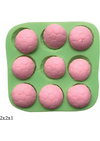 Dekoratif Kenar Şeklinde Silikon Şeker Hamuru Sabun ve Mum Kalıbı