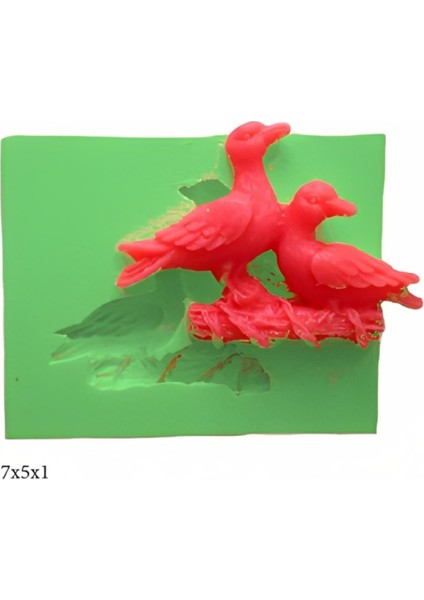 Dekoratif Kenar Şeklinde Silikon Şeker Hamuru Sabun ve Mum Kalıbı