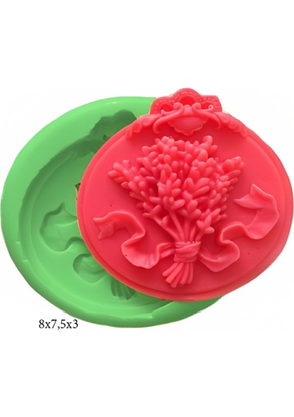 Çiçek Modelleri Silikon Şeker Hamuru Sabun ve Mum Kalıbı