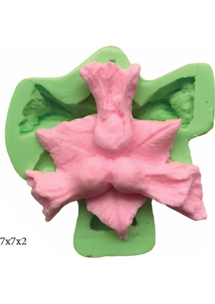 Dekoratif Kenar Şeklinde Silikon Şeker Hamuru Sabun ve Mum Kalıbı