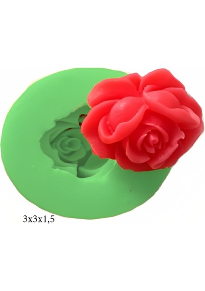Çiçek Modelleri Silikon Şeker Hamuru Sabun ve Mum Kalıbı
