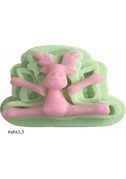 Dekoratif Kenar Şeklinde Silikon Şeker Hamuru Sabun ve Mum Kalıbı