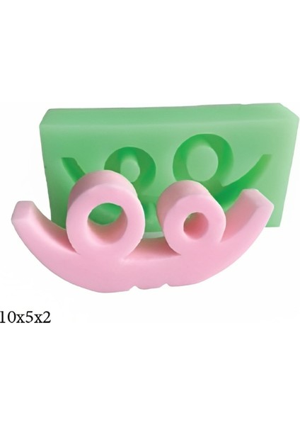 Silikon Şeker Hamuru Sabun ve Mum Kalıbı